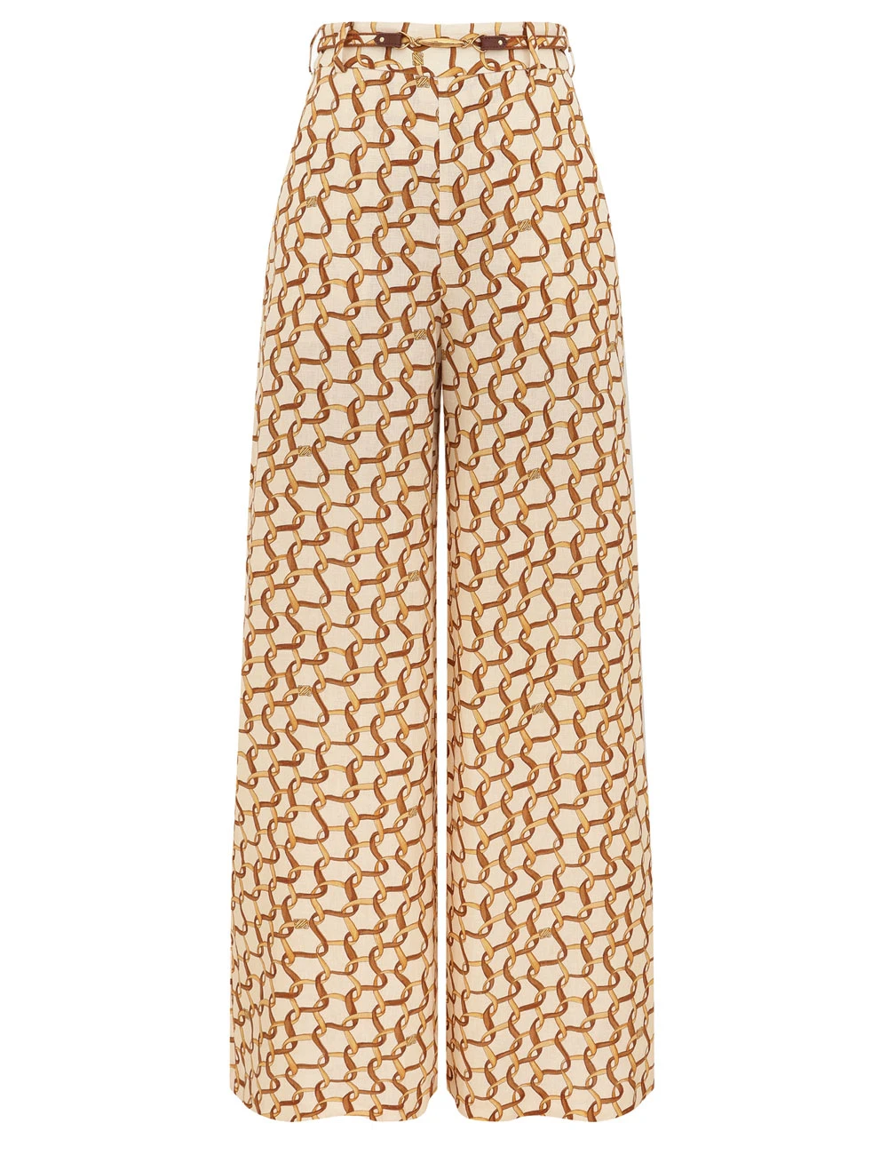 Zimmermann Belted Wide Leg Pant | Ready to Wear Collection Luxury Shoes Zimmermann Belted Wide Leg Pant