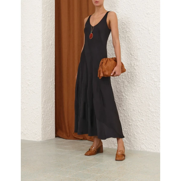 Zimmermann Bias Midi Dress, view 4
