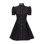 Zimmermann Denim Corset Mini Dress