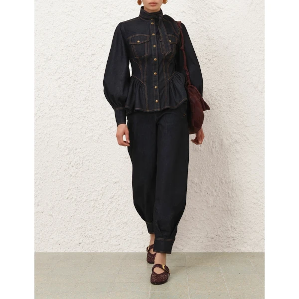 Zimmermann Denim Harem Pant, view 2