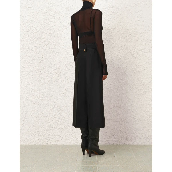 Zimmermann Fine Knit High Neck Top, view 4
