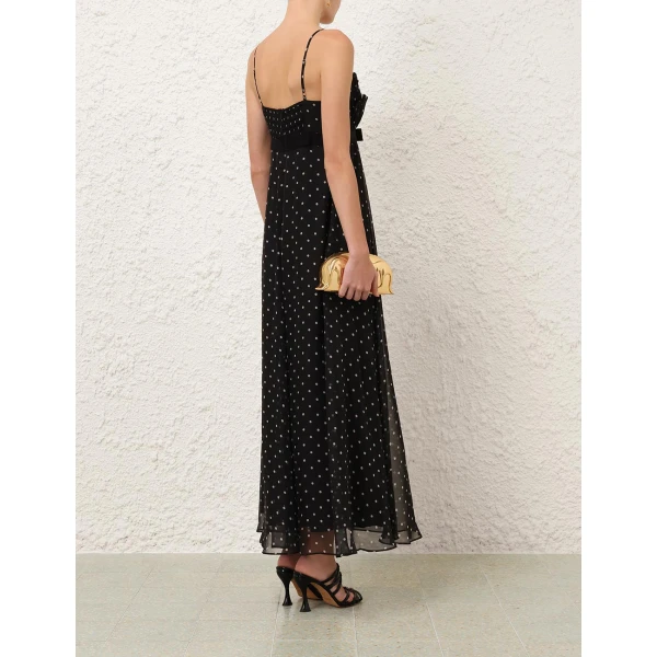 Zimmermann Frill Pleated Midi Dress, view 5