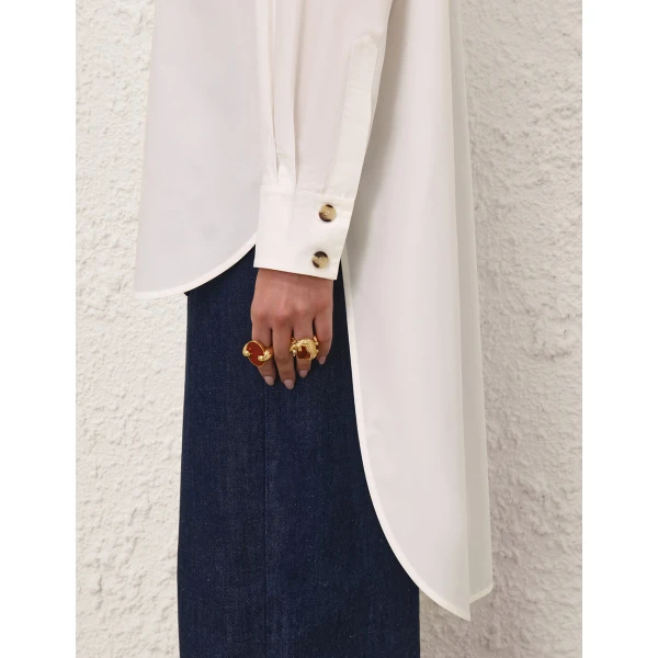 Zimmermann Knot Oversized Shirt, view 6