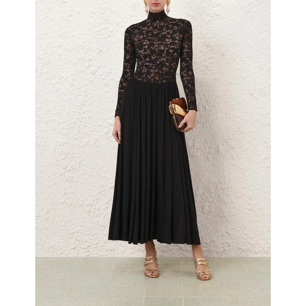 Zimmermann Lace Jersey Dress, view 2
