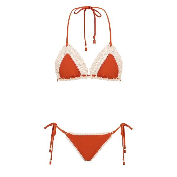 Mahon Crochet Tri Bikini