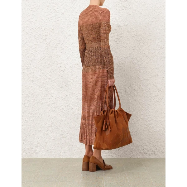 Zimmermann Mouline Rib Wrap Top, view 5