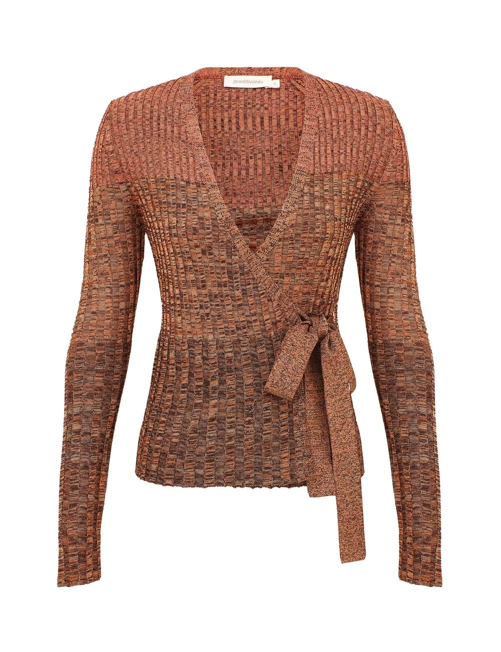 Zimmermann Mouline Rib Wrap Top | Ready to Wear Collection Luxury Shoes Zimmermann Mouline Rib Wrap Top