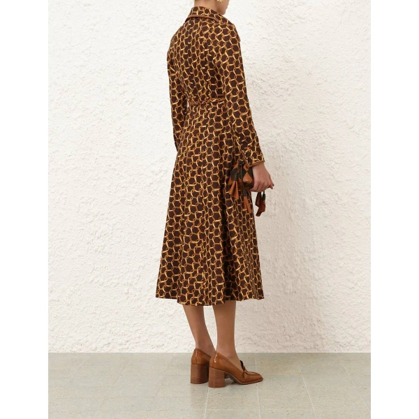 Zimmermann Panelled Midi Dress, view 5