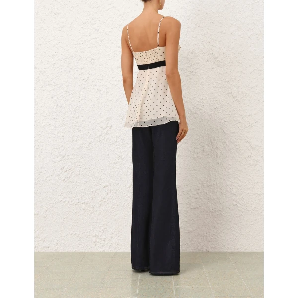Zimmermann Pleated Frill Cami, view 5