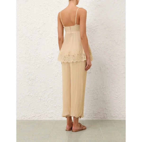 Zimmermann Pleated Lace Cami, view 5
