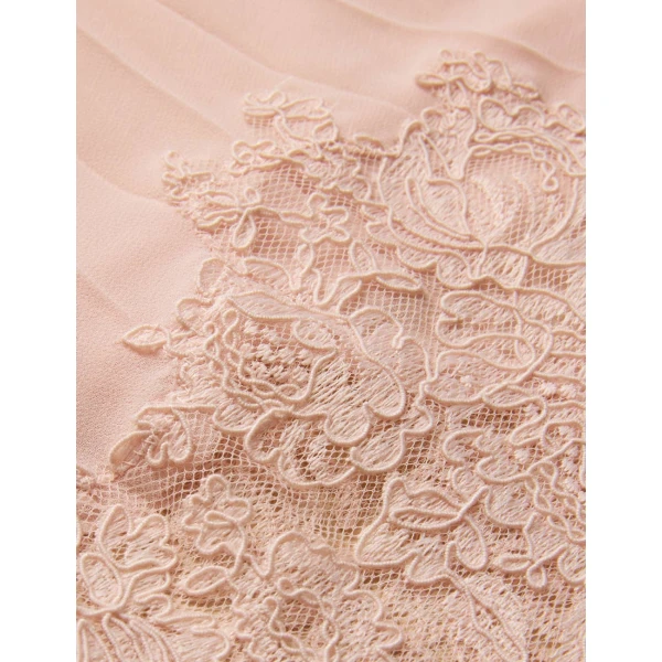 Zimmermann Pleated Lace Midi Dress, view 3
