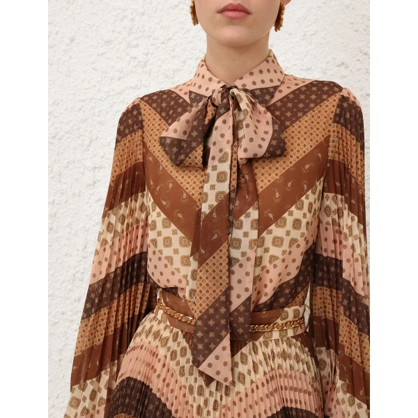 Zimmermann Sunray Collard Shirt, view 6