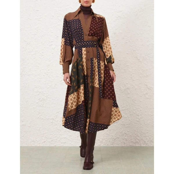 Zimmermann Tuck Midi Dress, view 2