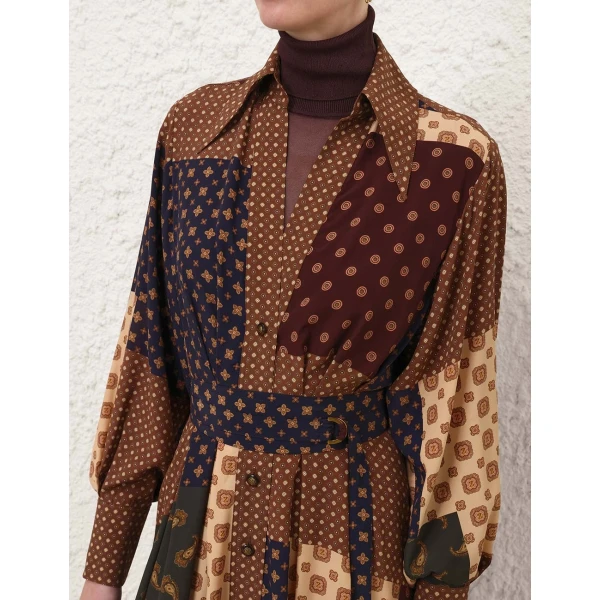 Zimmermann Tuck Midi Dress, view 6