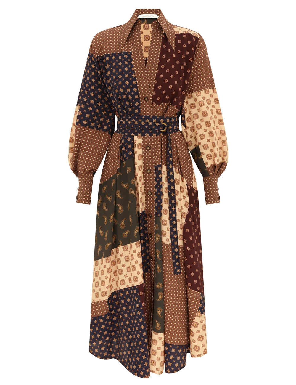Zimmermann Tuck Midi Dress | Ready to Wear Collection Luxury Shoes Zimmermann Tuck Midi Dress
