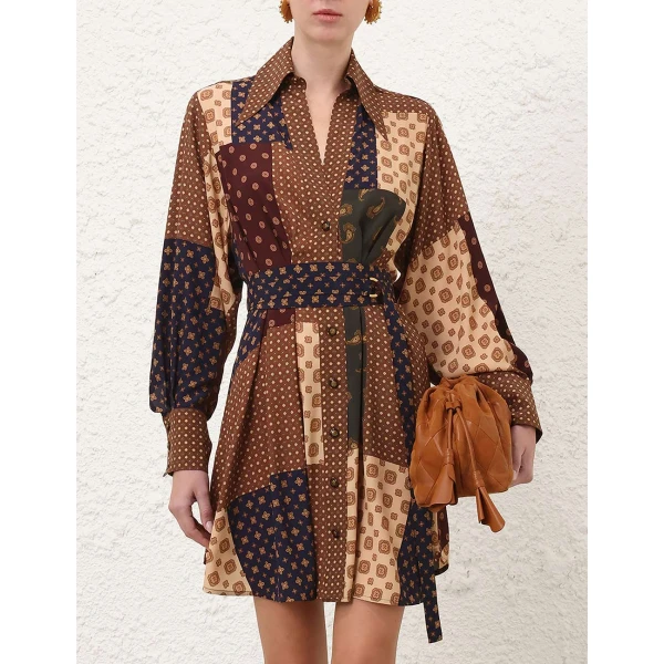 Zimmermann Tuck Mini Dress, view 2