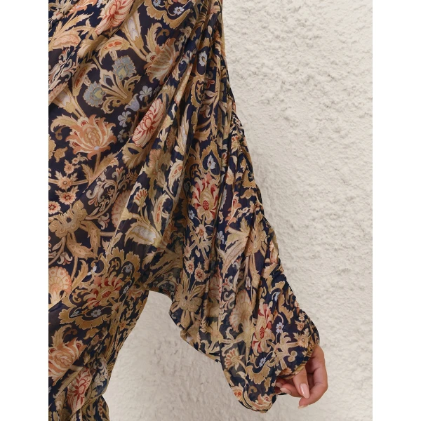 Zimmermann Valiant Asymmetric Ruffle Gown, view 6