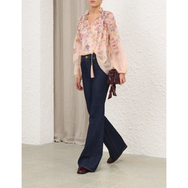 Zimmermann Valiant Billow Blouse, view 3