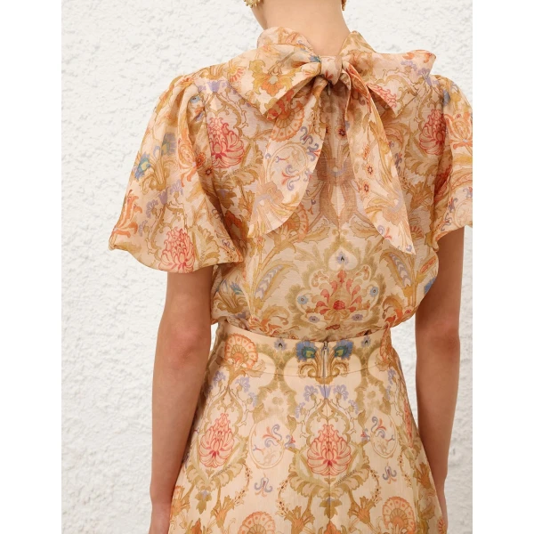 Zimmermann Valiant Bubble Blouse, view 5
