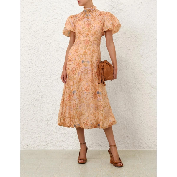 Zimmermann Valiant Bubble Midi Dress, view 2