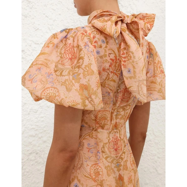 Zimmermann Valiant Bubble Midi Dress, view 6