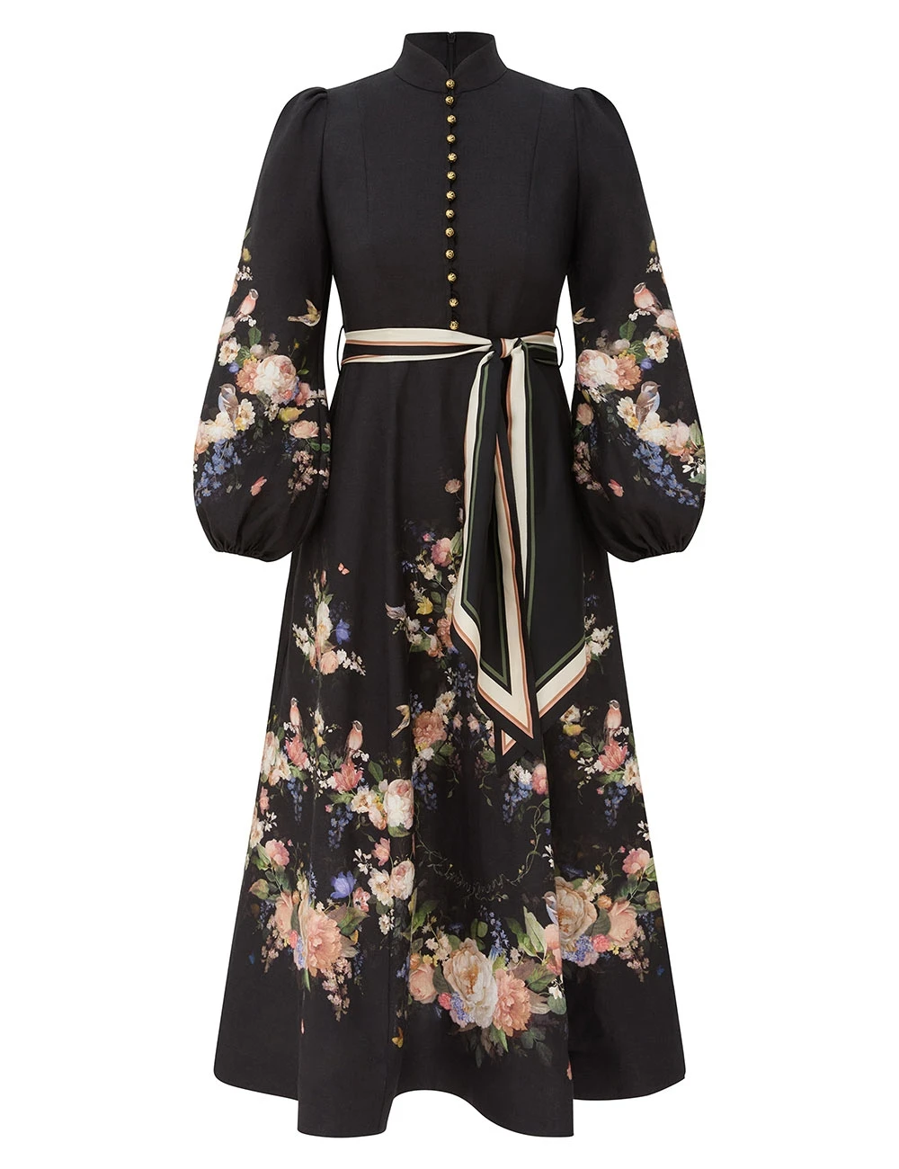 Zimmermann Valiant Button Midi Dress | Ready to Wear Collection Luxury Shoes Zimmermann Valiant Button Midi Dress
