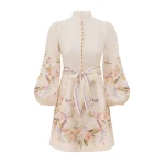 Zimmermann Valiant Button Mini Dress | Ready to Wear Collection Luxury Shoes Zimmermann Valiant Button Mini Dress