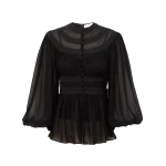 Zimmermann Valiant Buttoned Billow Top