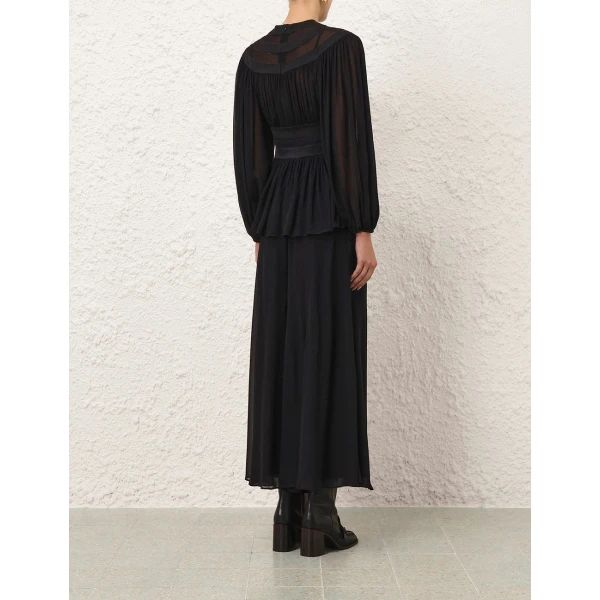 Zimmermann Valiant Buttoned Billow Top, view 5