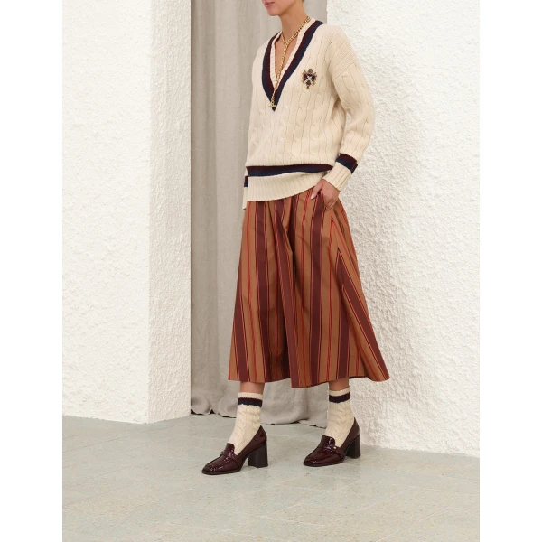 Zimmermann Valiant Cable Knit Sweater, view 2