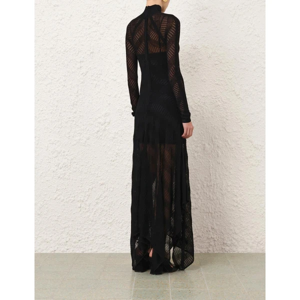 Zimmermann Valiant Chevron Lace Dress, view 5