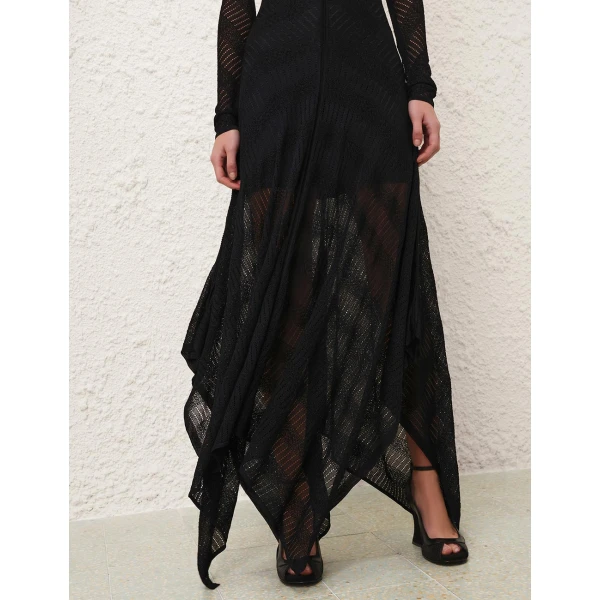 Zimmermann Valiant Chevron Lace Dress, view 6