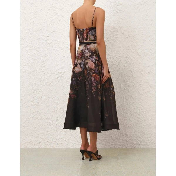 Zimmermann Valiant Corset Picnic Dress, view 5