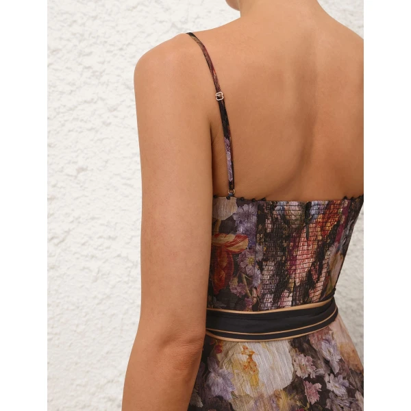 Zimmermann Valiant Corset Picnic Dress, view 6