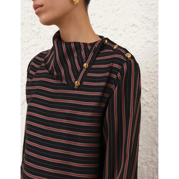 Zimmermann Valiant Cowl Neck Top, view 5