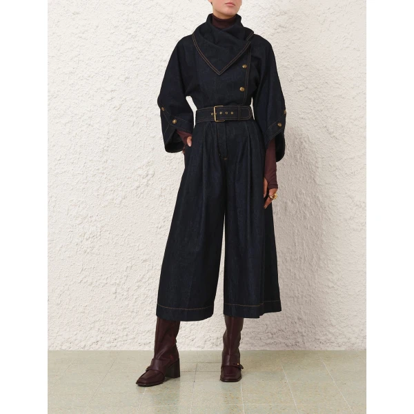 Zimmermann Valiant Denim Jumpsuit, view 2