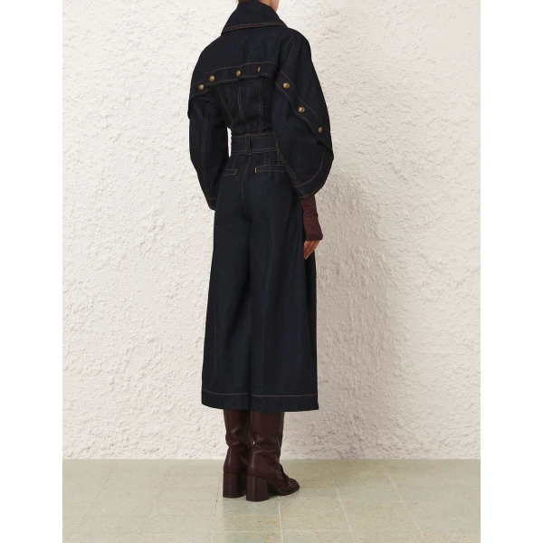 Zimmermann Valiant Denim Jumpsuit, view 5