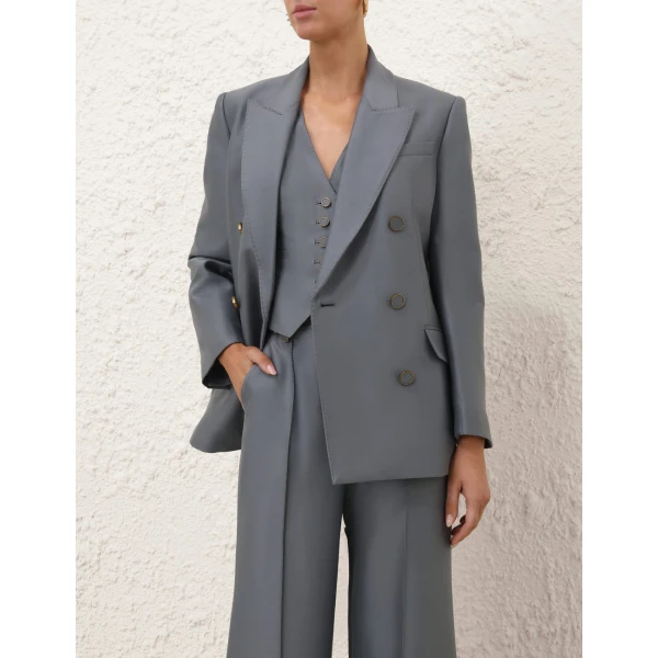 Zimmermann Valiant Double Breasted Blazer, view 2