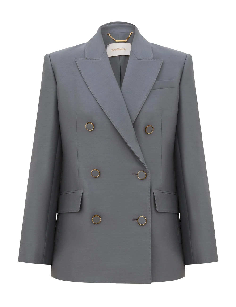 Zimmermann Valiant Double Breasted Blazer | Ready to Wear Collection Luxury Shoes Zimmermann Valiant Double Breasted Blazer