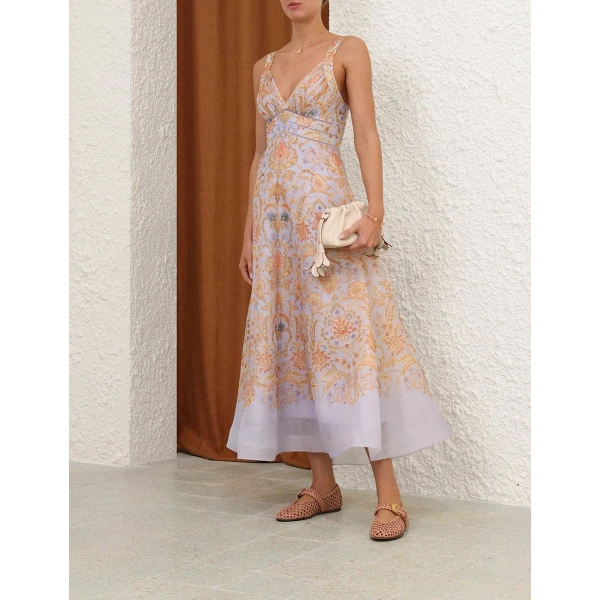 Zimmermann Valiant Draped Picnic Dress, view 3