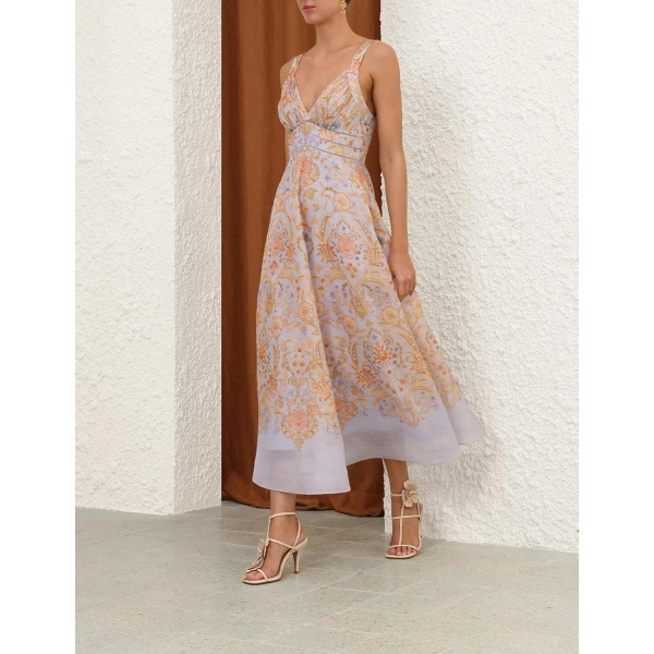 Zimmermann Valiant Draped Picnic Dress, view 4