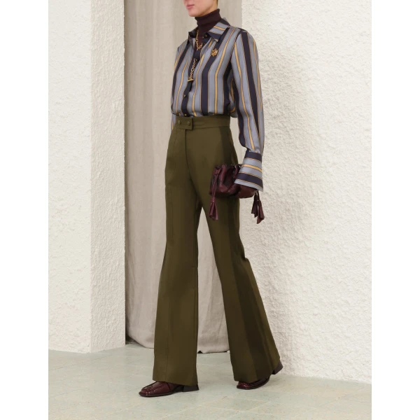 Zimmermann Valiant Drill Flare Pant, view 4