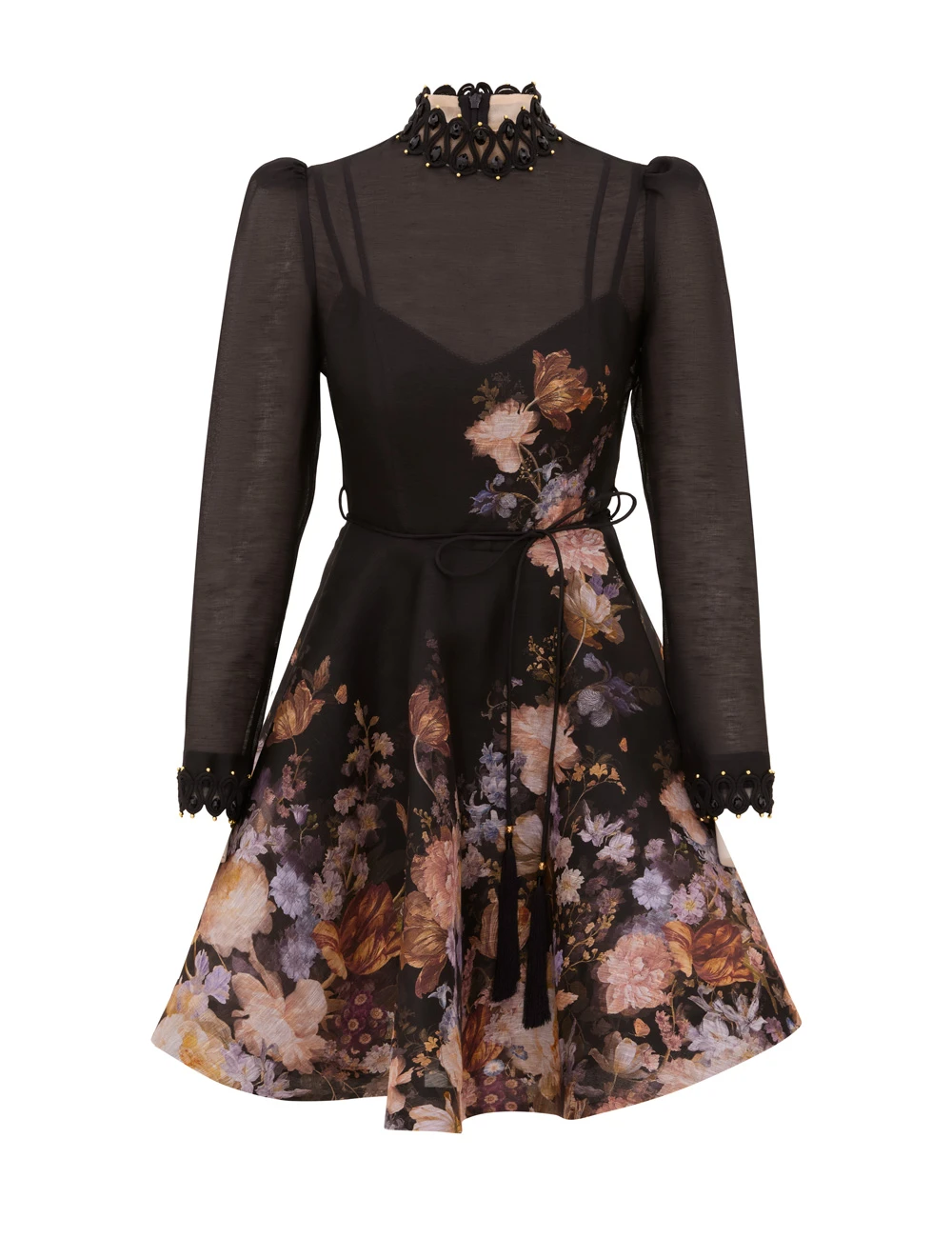 Zimmermann Valiant Embellish Mini Dress | Ready to Wear Collection Luxury Shoes Zimmermann Valiant Embellish Mini Dress
