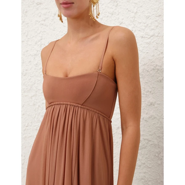Zimmermann Valiant Jersey Bandeau Gown, view 6