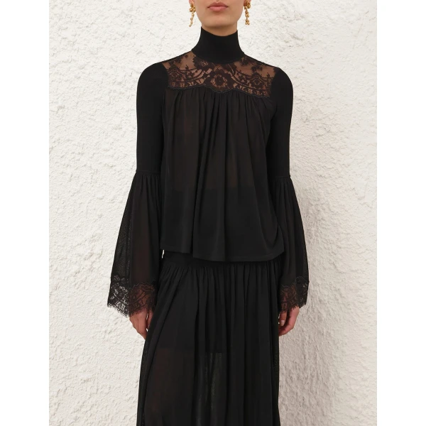 Zimmermann Valiant Lace Blouse, view 2