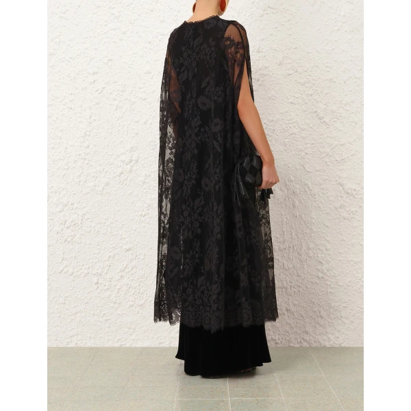 Zimmermann Valiant Lace Caped Top, view 5