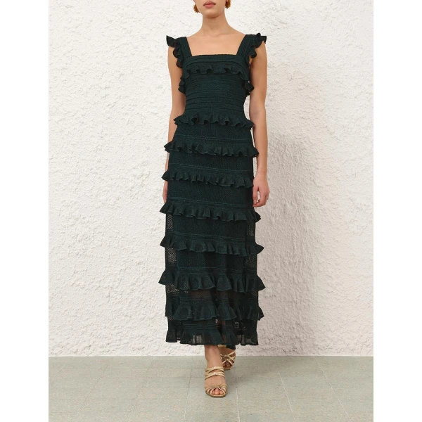 Zimmermann Valiant Lace Frill Skirt, view 2