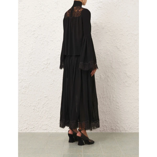 Zimmermann Valiant Lace Maxi Skirt, view 5