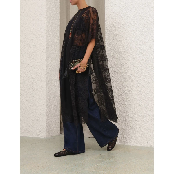 Zimmermann Valiant Lace Tunic Dress, view 3