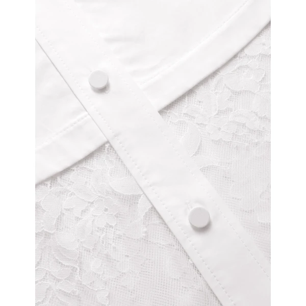 Zimmermann Valiant Lace Tunic Shirt, view 3